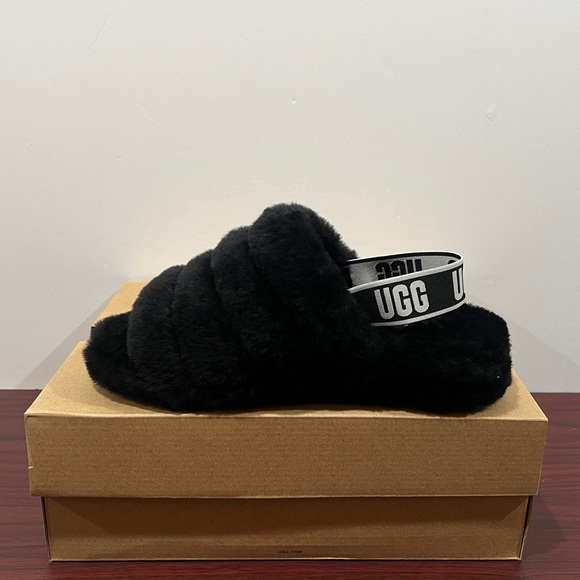 Ugg Fluff Yeah Slide, 1095119, Black - Picture 5 of 12